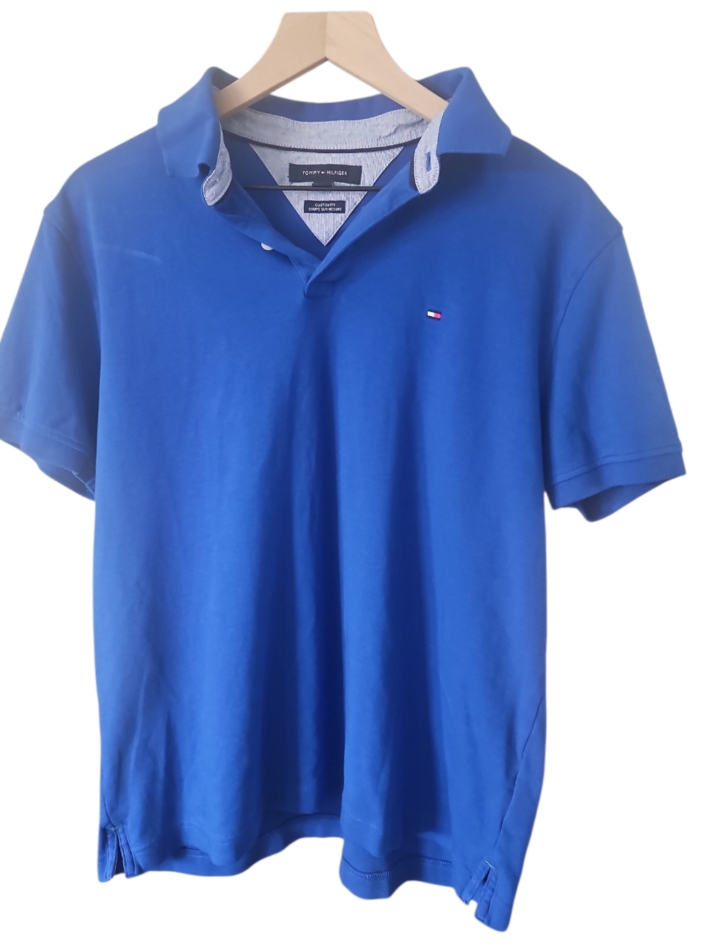 Tommy Hilfiger Men’s Blue Polo Shirt Size Large